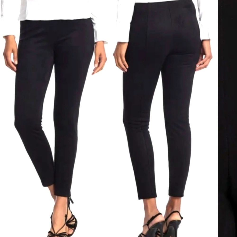 Tahari Faux Suede Ponte Pant